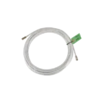 Jumper Coaxial con Cable Tipo RG-6 en Color Blanco de 9.14 Metros de Longitud y Conectores F Macho en Ambos Extremos. 75 Ohm de Impedancia.