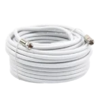 Jumper Coaxial con Cable Tipo RG-6 en Color Blanco de 15.24 Metros de Longitud y Conectores F Macho en Ambos Extremos. 75 Ohm de Impedancia. - Image 4