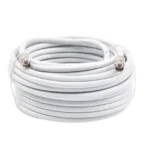 Jumper Coaxial con Cable Tipo RG-6 en Color Blanco de 15.24 Metros de Longitud y Conectores F Macho en Ambos Extremos. 75 Ohm de Impedancia. - Image 5