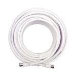 Jumper Coaxial con Cable Tipo RG-6 en Color Blanco de 15.24 Metros de Longitud y Conectores F Macho en Ambos Extremos. 75 Ohm de Impedancia. - Image 2