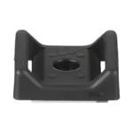 Sujetador Para Cable, con Adhesivo, 28.5 x 28.5 mm (1.12 in x 1.12 in), Color Negro, Paquete de 100pz
