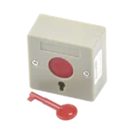 Botón de Pánico a Prueba de Fuego / Restablecimiento con Llave / Tamaño Compacto para Fácil Instalación