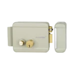 Cerradura Eléctrica con Botón de Salida/ Incluye Llave  / Exterior / Derecha