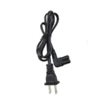 Cable de Alimentación Eléctrica para 120-240 Vca / 1 Metro / 2 Clavijas tipo Americano / Conector en Forma tipo L - Image 3