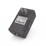 Adaptador de pared / Inyector PoE / 48 Vcc / 0.5 A / Controlado por chip IC / Protección contra OV, OC, SC, UV/  Fácil de instalar