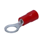 Terminal tipo ojo / 3 / 16" / 22 - 16 AWG / Rojo / Paquete de 25 piezas.
