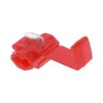 Terminal tipo almeja / 22 - 18 AWG / Rojo / Paquete de 25 piezas.
