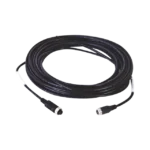 Cable Extensor de Vídeo y Audio de 12 Metros / Conector Tipo Aviación / Compatible con Cámara TURBO Móvil HIKVISION
