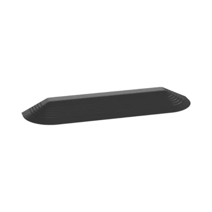 Tapa Final Para Canaleta de Piso AFR4BCBL6, Material PVC Rígido, Color Negro