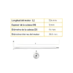 Motor inalámbrico (RTS) de baterías convierta sus persianas de cadena en sistemas inteligentes, para ventanas de 2.30m ancho / 3.00m alto, no incluye textil - Image 6