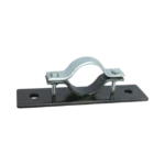 Abrazadera Doble Omega, fabricada en Acero para instalación de mástil de 2" en muros verticales - Image 2