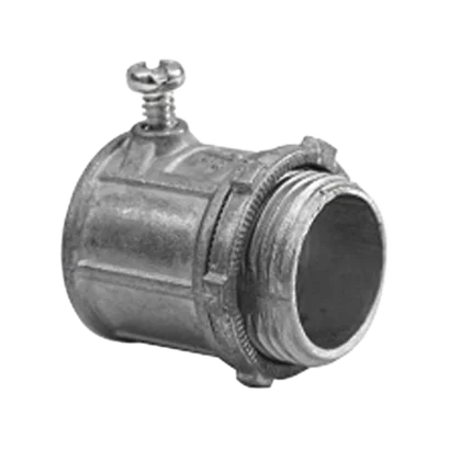 Conector de 3/4" para Tubo Pared Delgada con Tornillos Opresores.