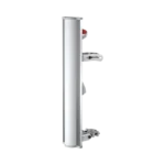 Antena sectorial de 100 grados, 20 dBi, 5150-5850 MHz , desempeño Carrier Class, integra BackShield para evitar lóbulos laterales