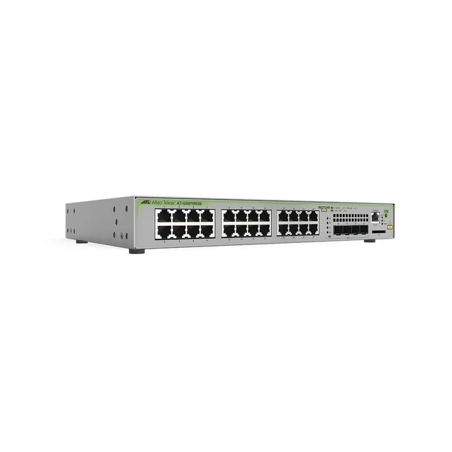 ATGS970M2810-h Switch Administrable CentreCOM GS970M, Capa 3 de 24 Puertos 10/100/1000 Mbps + 4 SFP Gigabit - Image 1