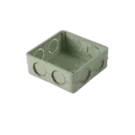 Caja Cuadrada de 1/2"  para Instalaciones de PVC Conduit Pesado.