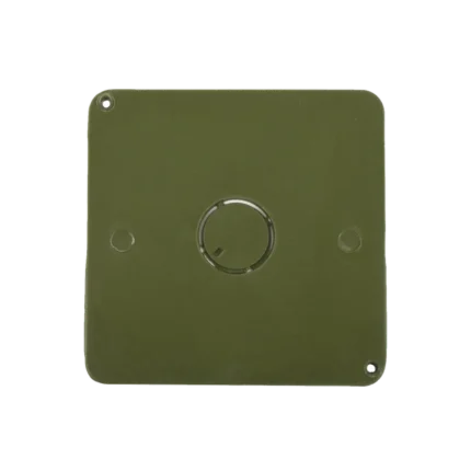Tapa para Caja Cuadrada de 4 " para instalaciones con tubería PVC Conduit pesado.