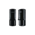 Barrera fotoelectrica de 100 metros con la mejor tecnologia de deteccion de patrones para reducir falsas alarmas / Alámbrico / 2 rayos / compatible con cualquier panel de alarma
