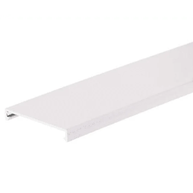 C1WH6-5984 Tapa para Canaleta Ranurada, de 31.8 mm de Ancho, 1828.8 mm de Largo, Color Blanco - Image 1