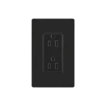 Tomacorriente, receptaculo convencional 120V, 15A, color negro. - Image 2