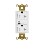 Receptáculo con señal inalámbrica ClearConnect Lutron VIVE / 20 A, control inteligente en 1 conector.