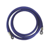 Cable para Baterías,  2.2 m Azul Calibre 2 AWG con Terminales de Ojo en Ambos Extremos