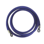 Cable para Baterías,  2.2 m Azul Calibre 2 AWG con Terminales de Ojo en Ambos Extremos - Image 2