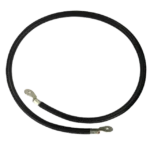 Cable para Baterías, 1 m, Negro, Calibre 2 AWG con Terminales de Ojo en Ambos Extremos