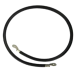 Cable para Baterías, 1 m, Negro, Calibre 2 AWG con Terminales de Ojo en Ambos Extremos - Image 2