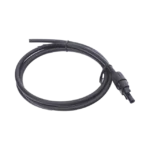Cable Fotovoltaico 1.5 m, Negro, Calibre 10 AWG con Terminal MC4-H en un Extremo