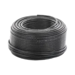 Cable Fotovoltaico Negro / 6mm² (10AWG) / Material COBRE /  2000V / Rollo de 100m