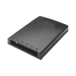Caja de Montaje en Superficie, Con Accesorio para Resguardo de Fibra Óptica, Para 6 Módulos Mini-Com, Color Negro