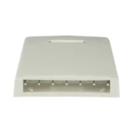 Caja de Montaje en Superficie, Con Accesorio para Resguardo de Fibra Óptica, Para 6 Módulos Mini-Com, Color Blanco Mate - Image 4