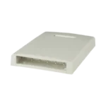 Caja de Montaje en Superficie, Con Accesorio para Resguardo de Fibra Óptica, Para 6 Módulos Mini-Com, Color Blanco Mate - Image 2