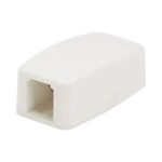 Caja de Montaje en Superficie, Para 1 Módulo Mini-Com, Color Blanco Mate
