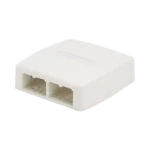 Caja de Montaje en Superficie, Para 4 Módulos Mini-Com, Color Blanco Mate - Image 2