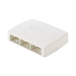 Caja de Montaje en Superficie, Para 6 Módulos Mini-Com, Color Blanco