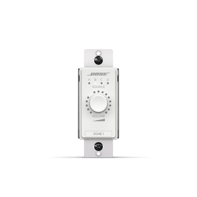 CC3DW-h Control de volumen Digital | Selector de Fuente de Audio (A/B/C/D) | ControlCenter | Blanco - Image 1