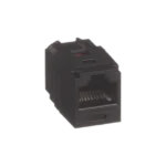 Módulo Acoplador RJ45 a RJ45, Mini-Com, Categoría 6, Color Negro - Image 4