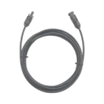 Cable Fotovoltaico / 1 metro / Color Negro / Calibre 10 AWG / Terminal MC4-Macho y Hembra en  ambos extremos - Image 2