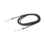 Cable de Audio | Plug 1/4 in a Plug 1/4 in Mono | Carcasa Cromada | Conectores Seetronic | Ideal para Instrumentos | Longitud 3m - Image 5