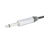 Cable de Audio | Plug 1/4 in a Plug 1/4 in Mono | Carcasa Cromada | Conectores Seetronic | Ideal para Instrumentos | Longitud 3m - Image 6