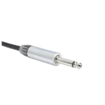 Cable de Audio | Plug 1/4 in a Plug 1/4 in Mono | Carcasa Cromada | Conectores Seetronic | Ideal para Instrumentos | Longitud 3m - Image 7