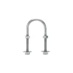 Abrazadera tipo U de 1/2", con acabado Electro Zinc, no incluye tuercas y arandelas