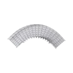 Curva Pre-Fabricada Horizontal de 90° con medidas de 54 mm de Peralte y 200 mm Ancho (54/200 mm)