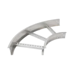 Curva Horizontal de Aluminio de 90° Perfil Z / Peralte 3 1/4" / Ancho 12" / Radio 8" / Incluye Tornillería (CHC90EZ314R8X12AK)