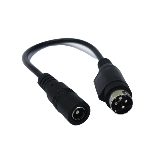CHDCM4P-h Adaptador Universal DC Hembra a Minidin 4 Pines Macho / Recomendado para DVR´s epcom / HIKVISION - Image 1