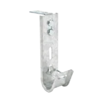 Soporte (Gancho) tipo J-Hook, hasta 7 cables Cat6, ideal para soportar cableado en los espacios de manipulación al aire, Para instalación en interior