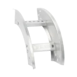 Curva Vertical Exterior de Aluminio de 90° Perfil Z / Peralte 3 1/4" / Ancho 6" / Radio 8" / Incluye Tornillería