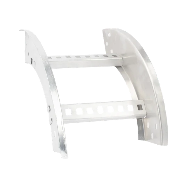 CHVE908R8X9AK-h Curva Vertical Exterior de Aluminio de 90° Perfil Z / Peralte 3 1/4" / Ancho 9" / Radio 8" / Incluye Tornillería (CHVE90EZ314R8X9AK) - Image 1
