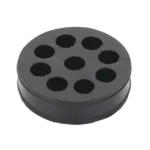 Inserto de Caucho de 4" Con Nueve Orificios para Cable de 1/2 in